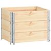 vidaXL Visoke grede 3 kosi 60x80 cm trdna borovina