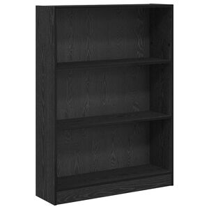 vidaXL Knjižna polica 80 x 24 x 109 cm Inženirski les Črna Orehovina