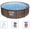Bestway Bazen Steel Pro MAX Deluxe Series okrogel 366x100 cm