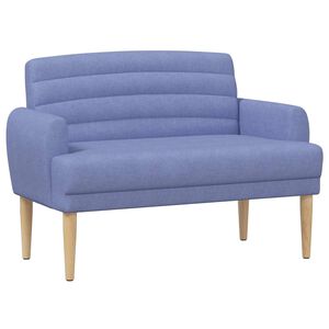 vidaXL Dvojnica s gumbi Jeans modra 116 x 67 x 80 cm Blago