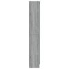 vidaXL Vitrina siva sonoma 82,5x30,5x185 cm konstruiran les