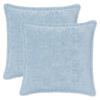vidaXL Prevleka za blazino 2 kos HOUTEN Svetlo modra 40 x 40 cm