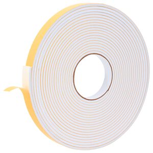 vidaXL Samolepilni pena trak 10 kos Bela 20mm x 10m CR pena