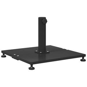 vidaXL Podstavek za senčnik 25.95 kg Črna Kvadrat