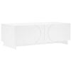 vidaXL Klubska miza Bela 102 x 50,5 x 35 cm Inženirski les