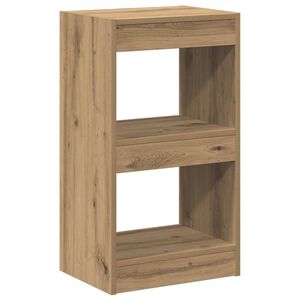vidaXL Knjižna omara/razdelilnik sob Artisan Oak 40x30x72 cm