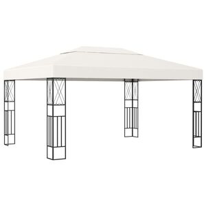 vidaXL Paviljon 3x4 m krem blago