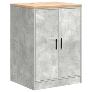 vidaXL Garažna omara za shranjevanje 60x51x85 cm trdna borovina
