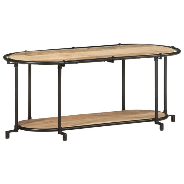 vidaXL TV omarica 100x42x40 cm masivni les grobo mango