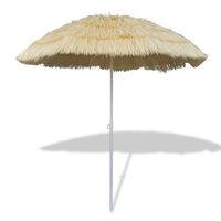 Nagiben senčnik za plažo v stilu havajov