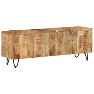 vidaXL TV omarica 110x30x40 cm trden mangov les