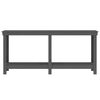 vidaXL Delovna miza siva 180x50x80 cm trdna borovina