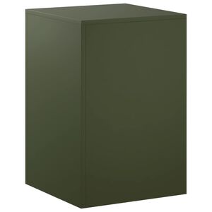 vidaXL Stojalo za rastline Olivno zelena 40 x 40 x 60 cm