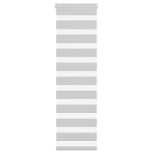 vidaXL Zebra senčilo svetlo sivo 40x150 cm tkanina &scaron;irina 35,9 cm