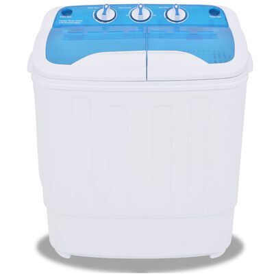 vidaXL Mini pralni stroj z dvojnim bobnom 5,6 kg