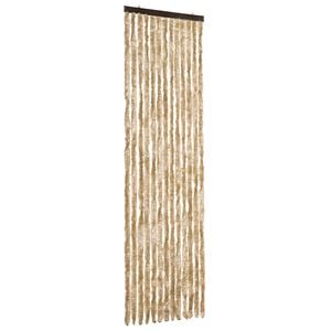 vidaXL Zavesa proti mrčesu iz &scaron;enilje 56x185 cm bež