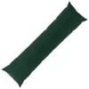 vidaXL Blazina z blazino HEERLEN Temno zelena 40 x 145 cm Žamet