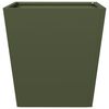 vidaXL Vrtno korito olivno zelena 40x40x40 cm jeklo