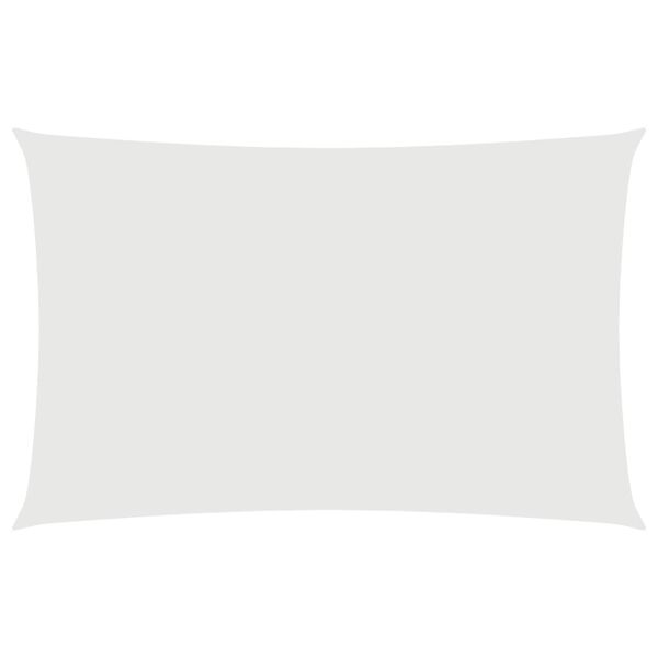 vidaXL Senčno jadro oksford blago pravokotno 4x7 m belo