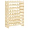 vidaXL Stojalo za vino 65x29x90 cm trdna borovina
