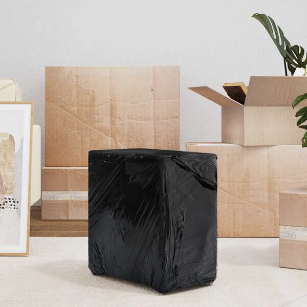 vidaXL raztegljiva folija 6 kosa črna 23 &mu;m 50 cm x 300 m