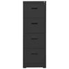 vidaXL Arhivska omarica antracitna 46x62x133 cm jeklo