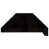 vidaXL Podloge za stopnice 16 kosov rjave 110x30x2 cm trdna hrastovina