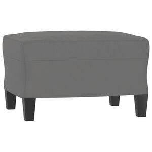 vidaXL Stolček za noge temno siv 60x50x41 cm tkanina iz mikrovlaken