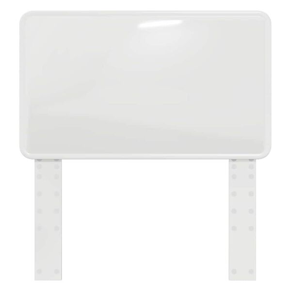 vidaXL Vzglavje z vzglavjem Svetlo Belo 75 cm Konstruiran les