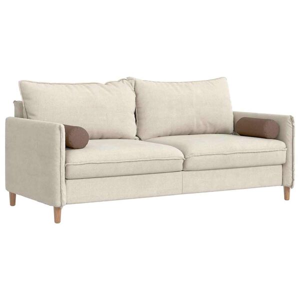 vidaXL Blazine 2 pcs Rjava &Oslash; 15 x 40 cm blago