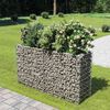 vidaXL Visoka greda gabion pocinkano jeklo 180x50x100 cm