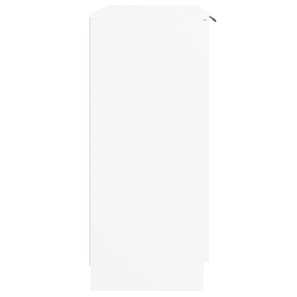 vidaXL Komoda bela 60x30x70 cm konstruiran les