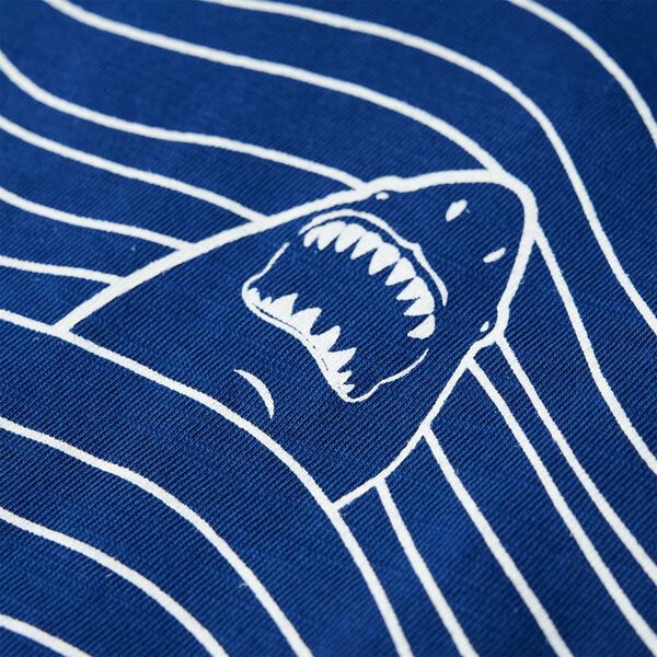 Otroška majica s kratkimi rokavi temno modra 92