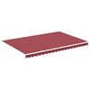 vidaXL Nadomestno blago za tendo bordo rdeče 4,5x3 m poliester