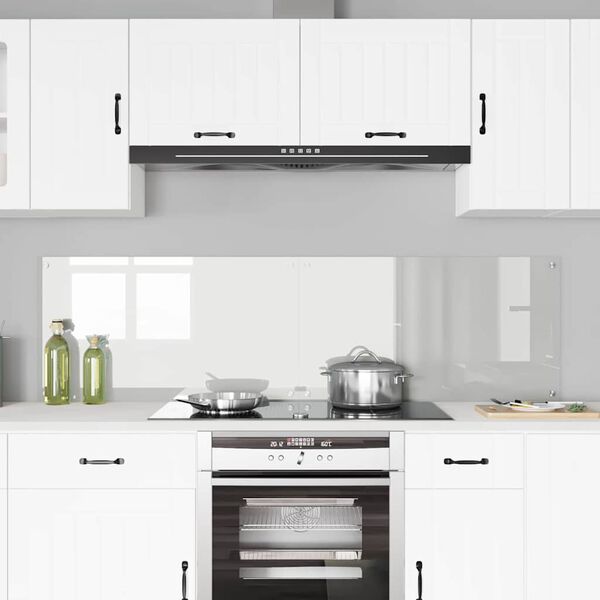 vidaXL Za&scaron;čita za kuhinjo 2 pcs Transparentno 90 x 50 cm