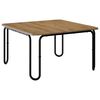 vidaXL Klubska miza Artisan hrast 59 x 59 x 45 cm Inženirski les