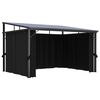 vidaXL Paviljon z zaveso 405x294x244 cm antraciten