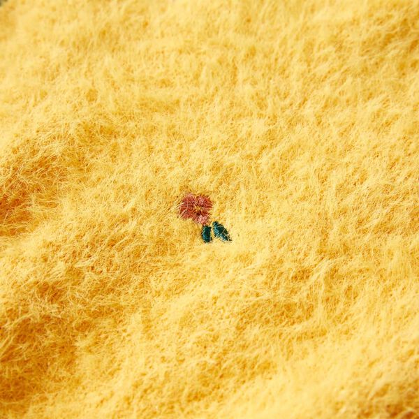 Otroški pulover pleten oker 116