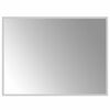 vidaXL LED kopalni&scaron;ko ogledalo Transparentno 80 x 60 cm kaljeno steklo