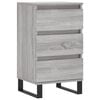vidaXL Komoda siva sonoma 40x35x70 cm inženirski les