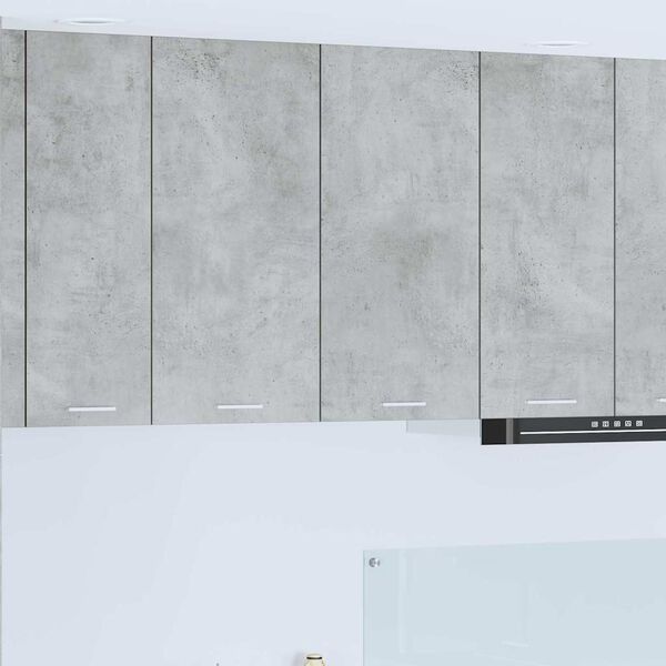 vidaXL Viseča omarica Betonsko siva 80 x 31 x 80 cm Konstruiran les