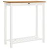 vidaXL Barska miza 100x40x110 cm trdna hrastovina