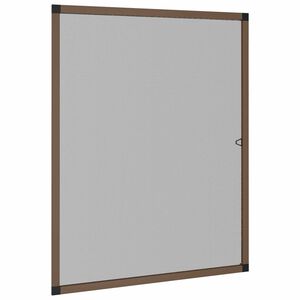 vidaXL Mreza proti insektom za okna Rjava 130 x 150 cm