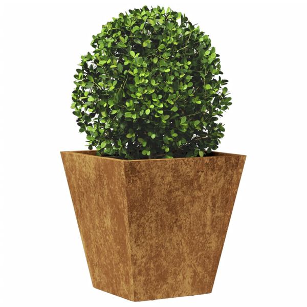 vidaXL Garden Planter 30x30x30 cm Vremensko odporno jeklo