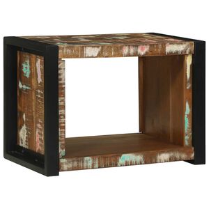 vidaXL Stenska kocka Rjava 55 x 35 x 40 cm Trdna obnovljena les
