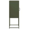 vidaXL Bivak Olive Green 36x39x107 cm Hladno valjano jeklo