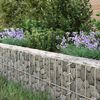 vidaXL Visoka greda gabion pocinkano jeklo 200x100x20 cm