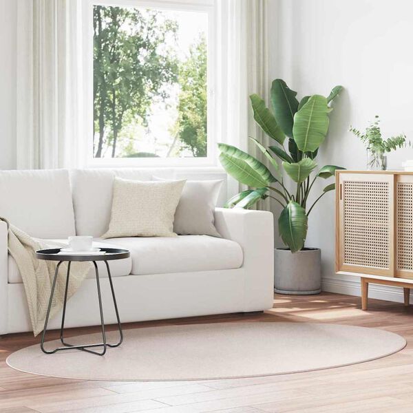 vidaXL Preproga HUARTE Peščena 170 x 120 cm 100% poliester