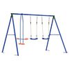 vidaXL Zunanji swing komplet večbarvno 263 x 185 x 185 cm Jeklo in PE