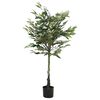 vidaXL Umetno drevo fikus 480 listov 130 cm zelena